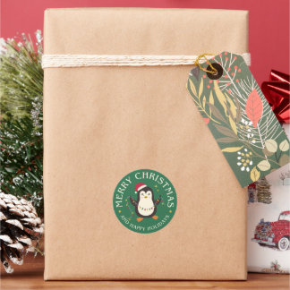 Penguin Parade Christmas Stickers