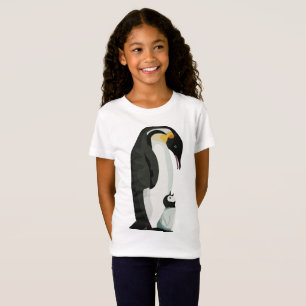 Penguin Parent and Chick Bonding Art T-Shirt