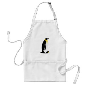 Penguin parent with his baby standard apron