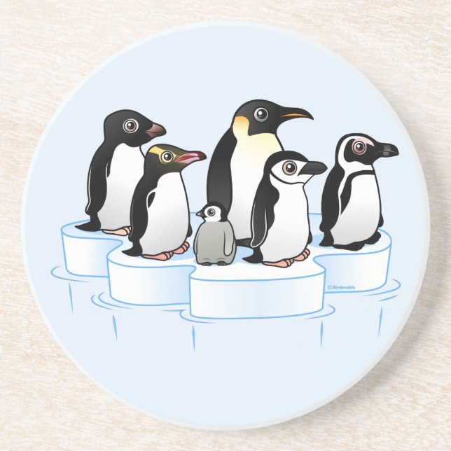 Penguin Party Coaster (Front)