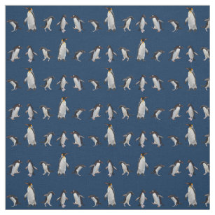 Penguin Party Fabric (Navy)