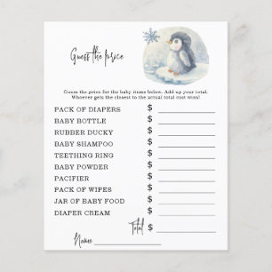 Penguin - Party games   Price Guess Game
