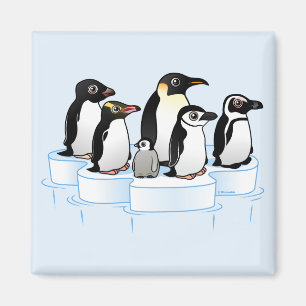Penguin Party Magnet