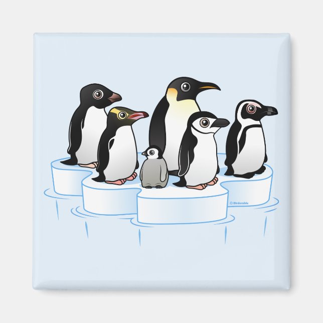 Penguin Party Magnet (Front)