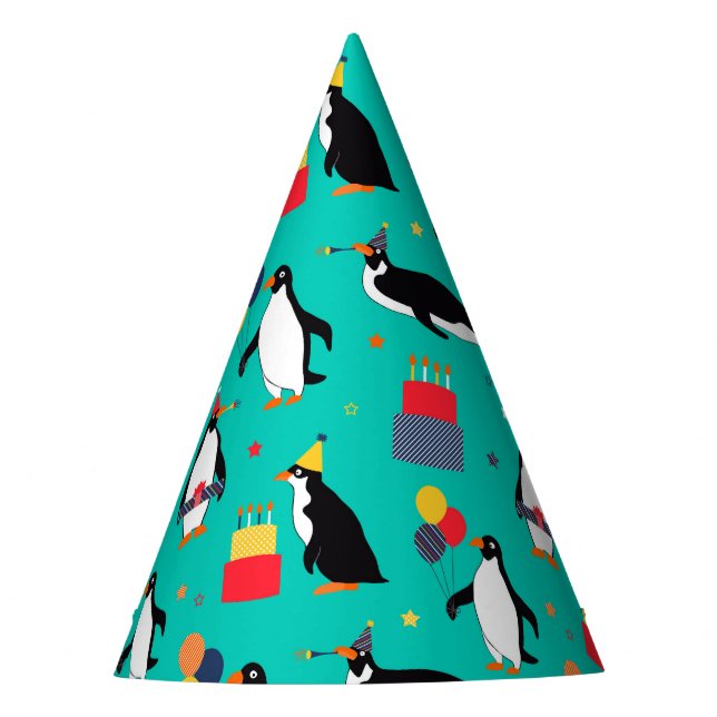 Penguin Party Party Hat (Front)