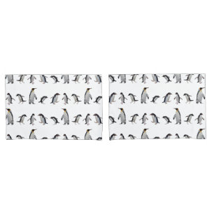 Penguin Party Pillowcases (choose colour)