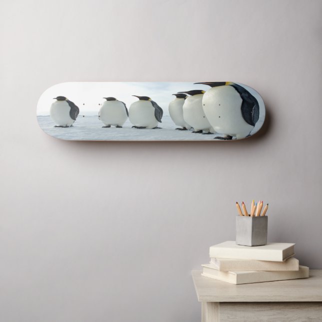 Penguin Party Skateboard (Wall Art (Horz))