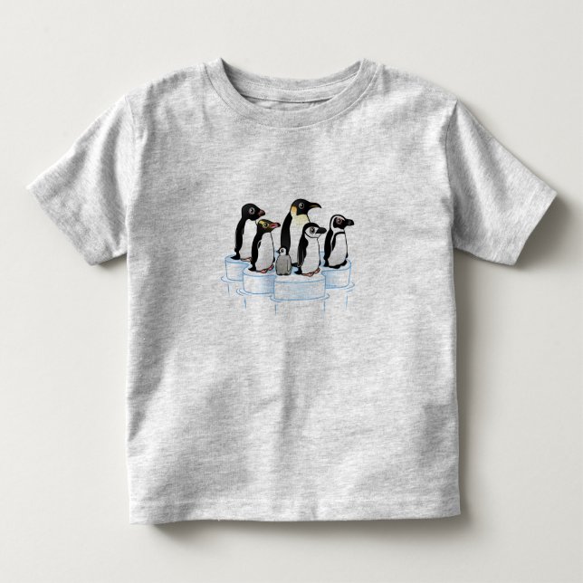 Penguin Party Toddler T-Shirt (Front)