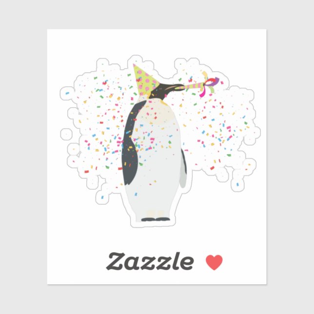 Penguin Partying - Animals Having a Party (Sheet)