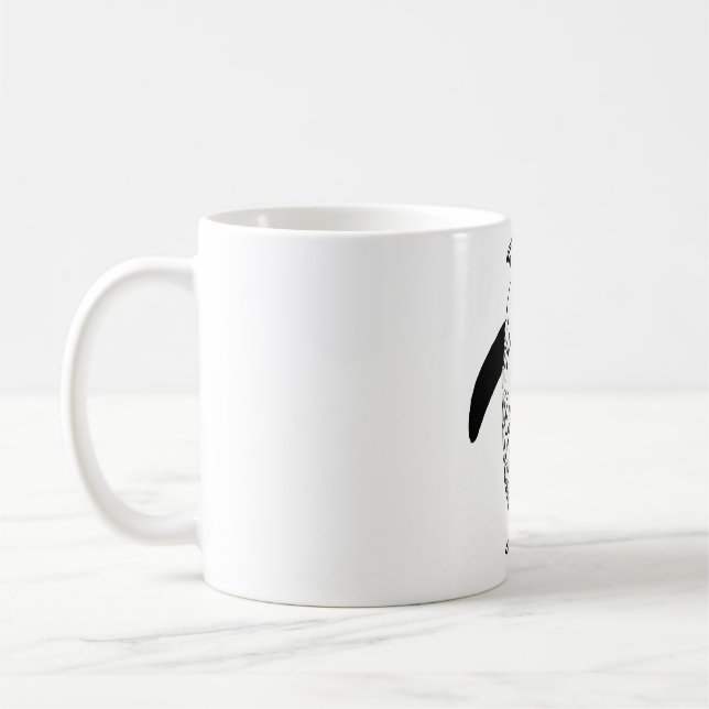 Penguin pattern coffee mug (Left)