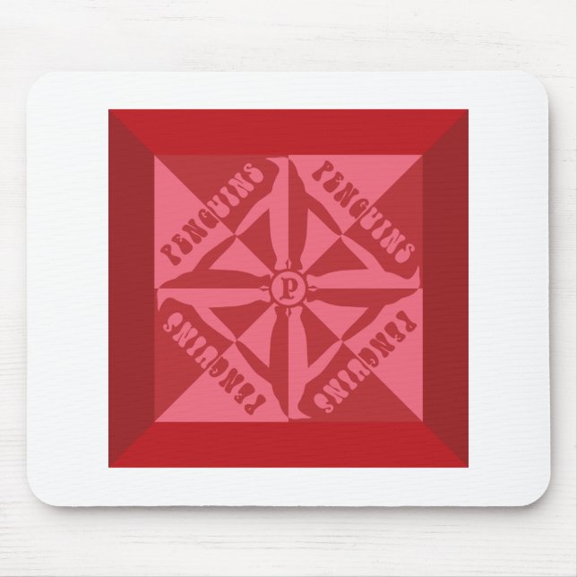 Penguin Pattern Mouse Mat (Front)