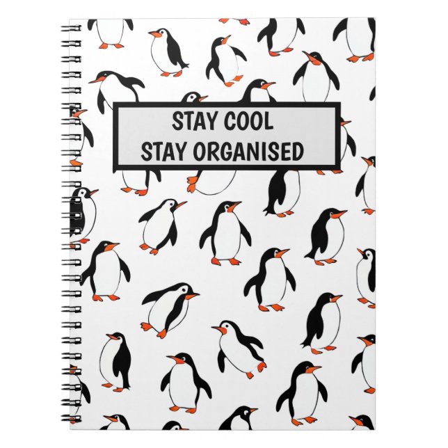 Penguin Pattern Notebook (Front)