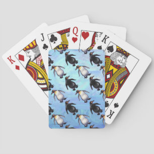 Penguin Patterns Playing Cards