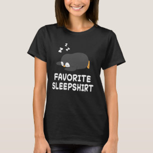 Penguin Penguins Nap Sleeping Sleep Pajama Nightgo T-Shirt