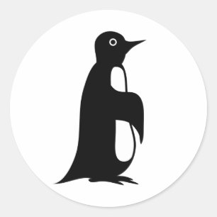 Penguin Penguins Winter Design Antarctica Gift Classic Round Sticker
