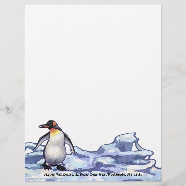 Penguin Personal Letterhead (Front)