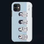 Penguin Personalised iPhone 11 Case<br><div class="desc">Cute penguin art on an iPhone 11 case.</div>