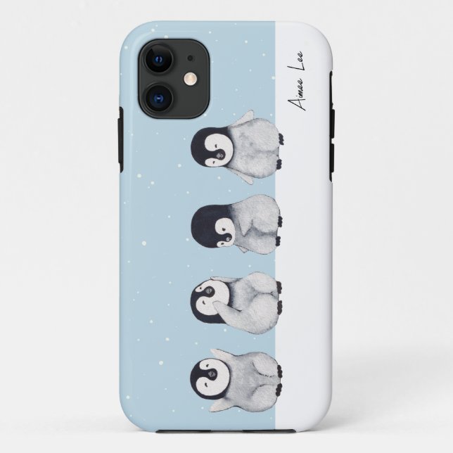 Penguin Personalised Case-Mate iPhone Case (Back)
