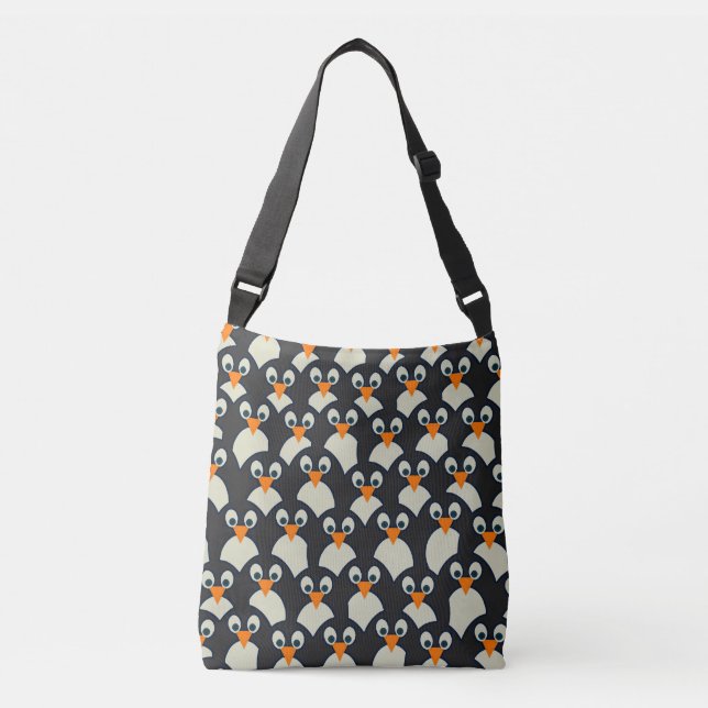 Penguin Pile-Up Crossbody Bag (Front)