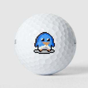 Penguin pixel 144p golf balls