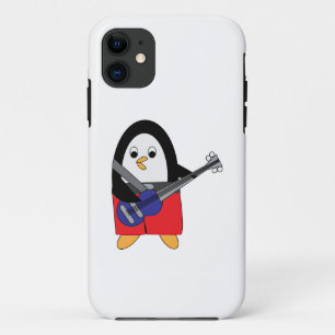 Penguin Playing Electric Bass iPhone 11 Case