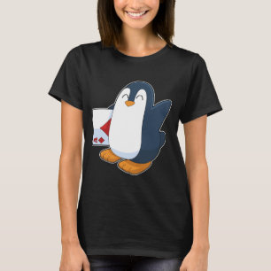 Penguin Poker Poker cards Card game T-Shirt