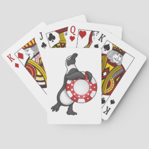 Penguin Poker Poker chips Playing Cards