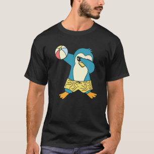 Penguin  Pool Party Inflatable Sphere Water Ball T-Shirt