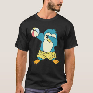 Penguin Pool Party Inflatable Sphere Water Ball T-Shirt