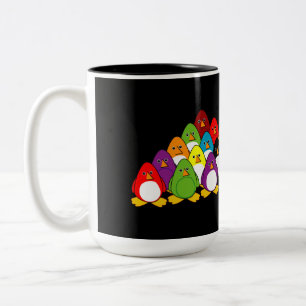 Penguin Pool Two-Tone Coffee Mug