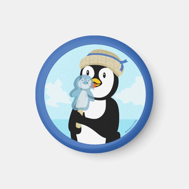 Penguin Popsicle Magnet (Front)
