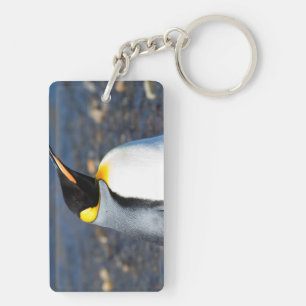 Penguin Portrait Key Ring