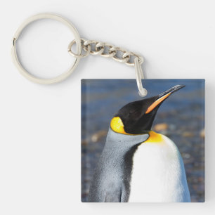 Penguin Portrait Key Ring