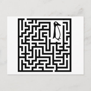 Penguin Postcard Maze by Joke App Tv Tm