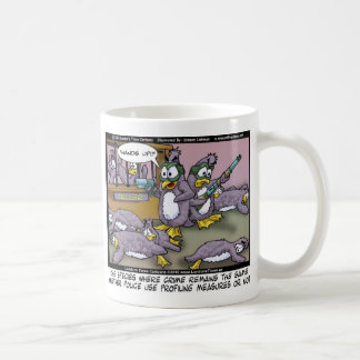 Penguin Profiling Funny Gifts Tees & Collectibles Coffee Mug
