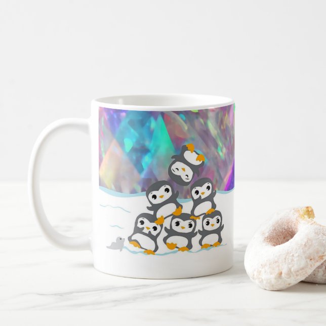 Penguin Pyramid Classic Mug (With Donut)
