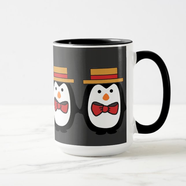 Penguin Quartet Mug (Right)