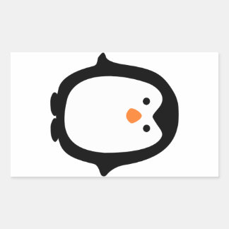 Penguin Rectangular Sticker