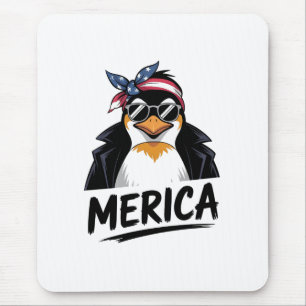 Penguin Resist Penguins Protest Against Mouse Mat