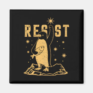 Penguin Resist Penguins Protest Against Tariffs An Magnet