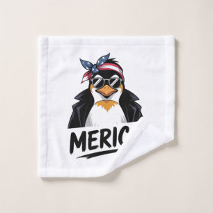 Penguin Resist Penguins Protest Against Wash Cloth