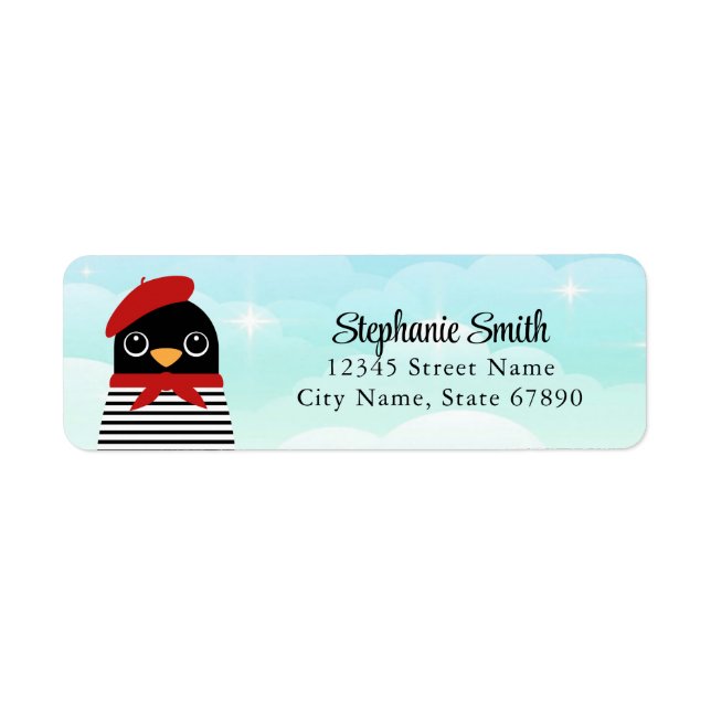 Penguin Return Address Labels (Front)