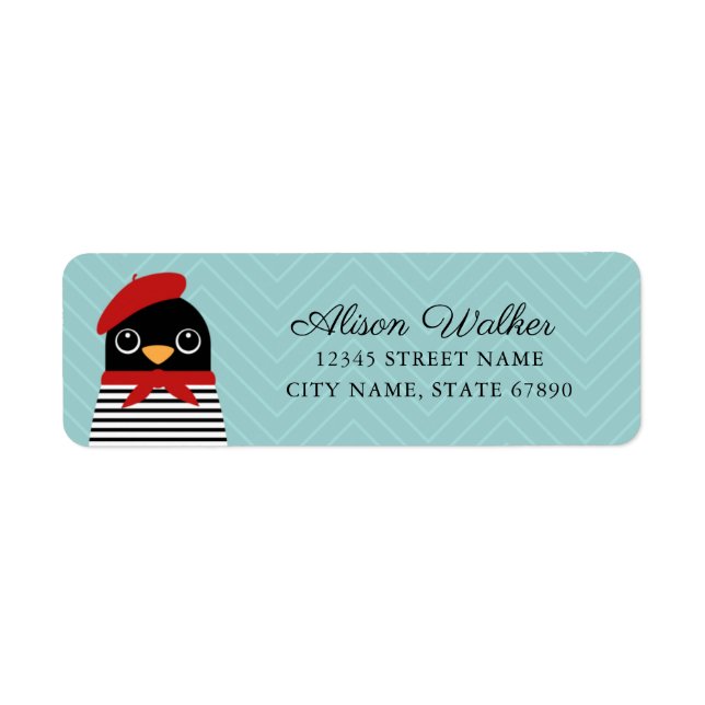 Penguin Return Address Labels (Front)