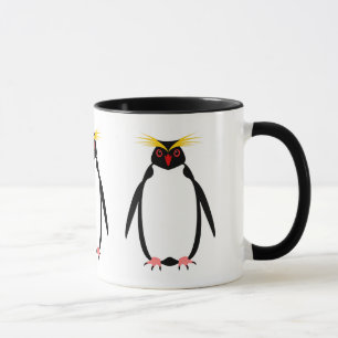 Penguin rockhopper or macaroni mug