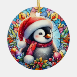 Penguin Round Ornament