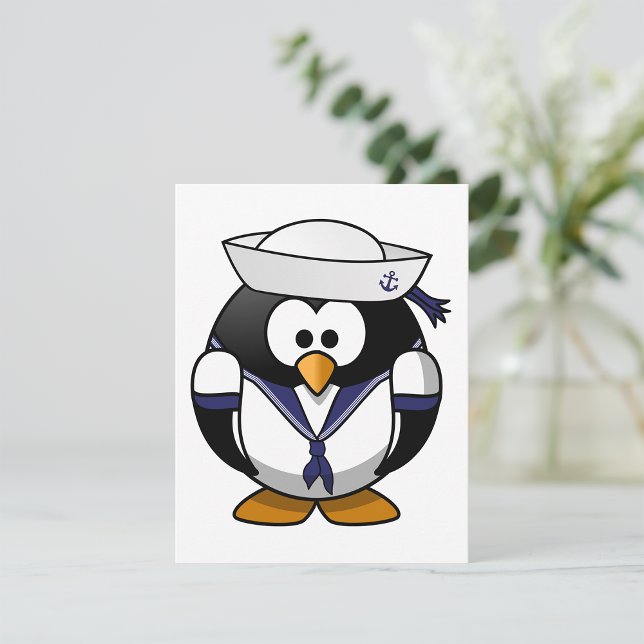 Penguin Sailor Invitations (Creator Uploaded)