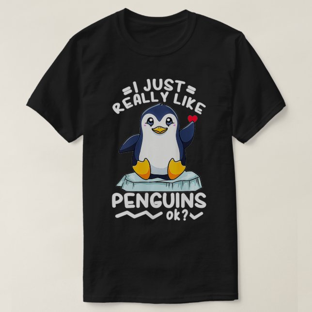 Penguin Seabird  T-Shirt (Design Front)
