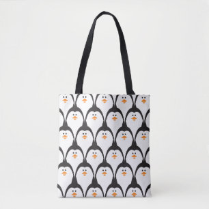 Penguin seamless pattern. tote bag