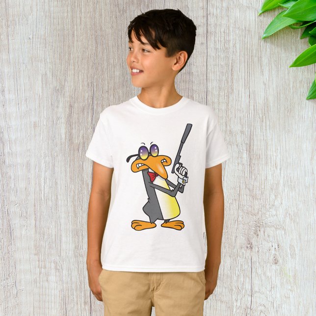 Penguin Secret Agent T-Shirt (Creator Uploaded)