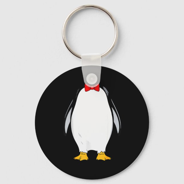 Penguin Shirt Adult Men Women Kids Penguin Costume Key Ring (Front)